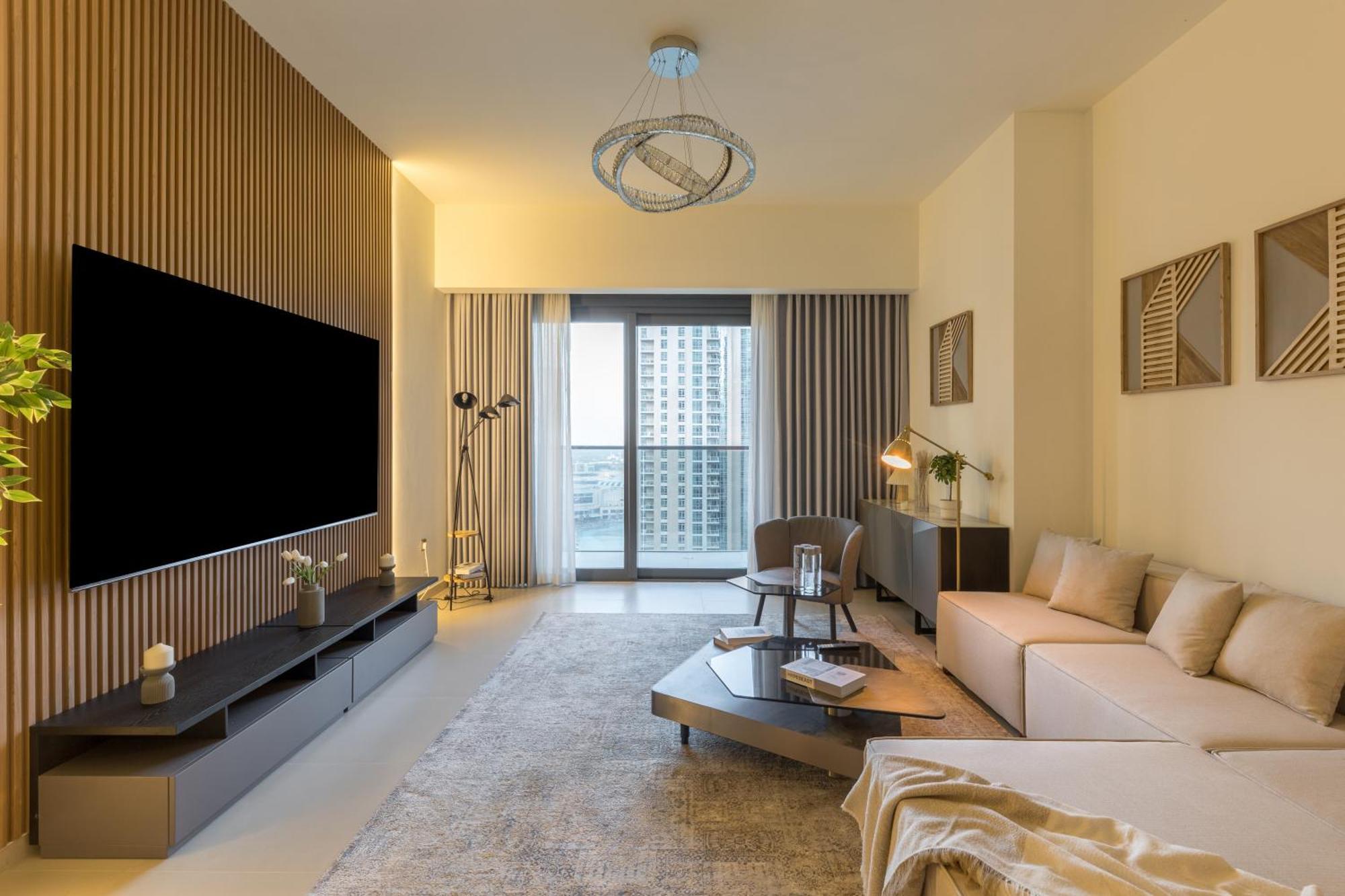 Spacious 3Br Plus Maids Burj Khalifa View Dubai Exterior photo