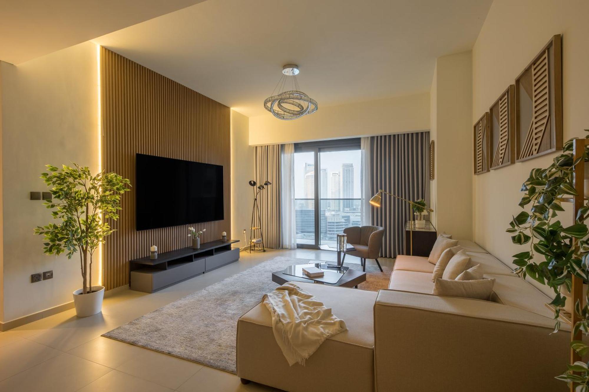 Spacious 3Br Plus Maids Burj Khalifa View Dubai Exterior photo